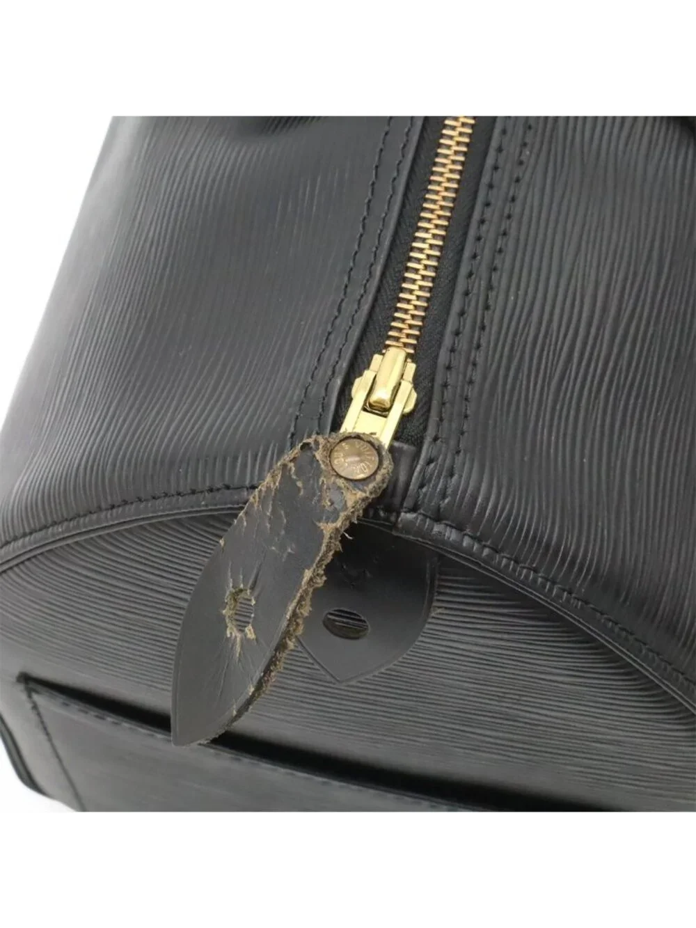 Louis Vuitton Epi Speedy 35 Boston Bag Leather Noir Black